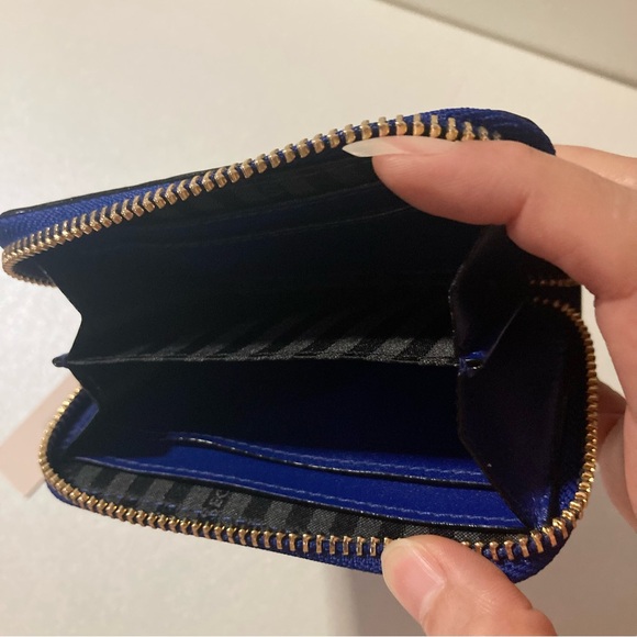 Victoria's Secret Royal Blue Croc-Embossed like Wallet - Picture 6 of 9